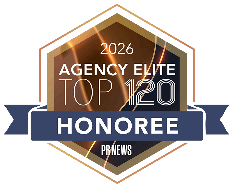 top pr agency elite honoree badge