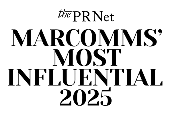 the PRNet marcomm's most influential badge 2025